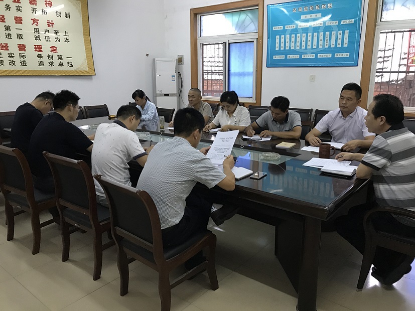 公司黨支部召開(kāi) “講政治、重規(guī)矩、作表率” 專題組織生活會(huì)
